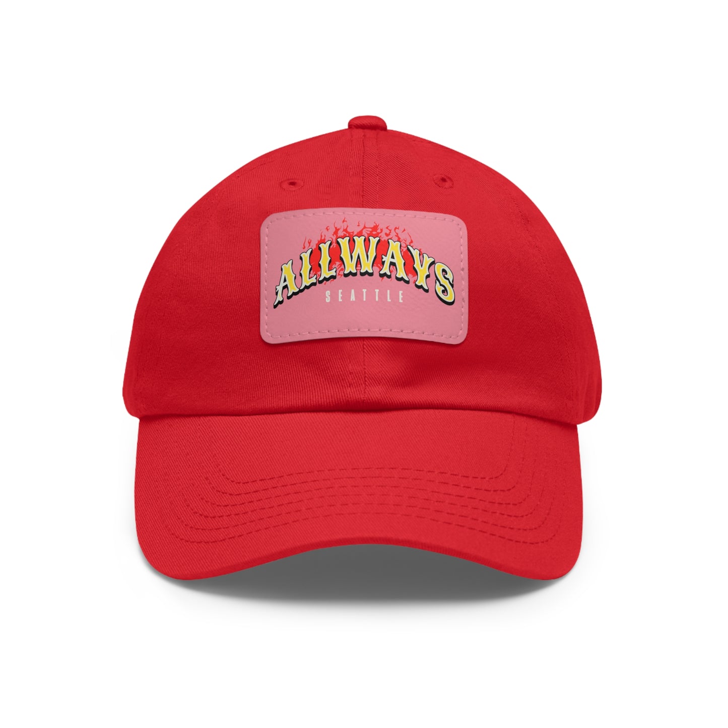 Flamin' Dad Hat with Leather Patch