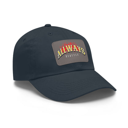 Flamin' Dad Hat with Leather Patch