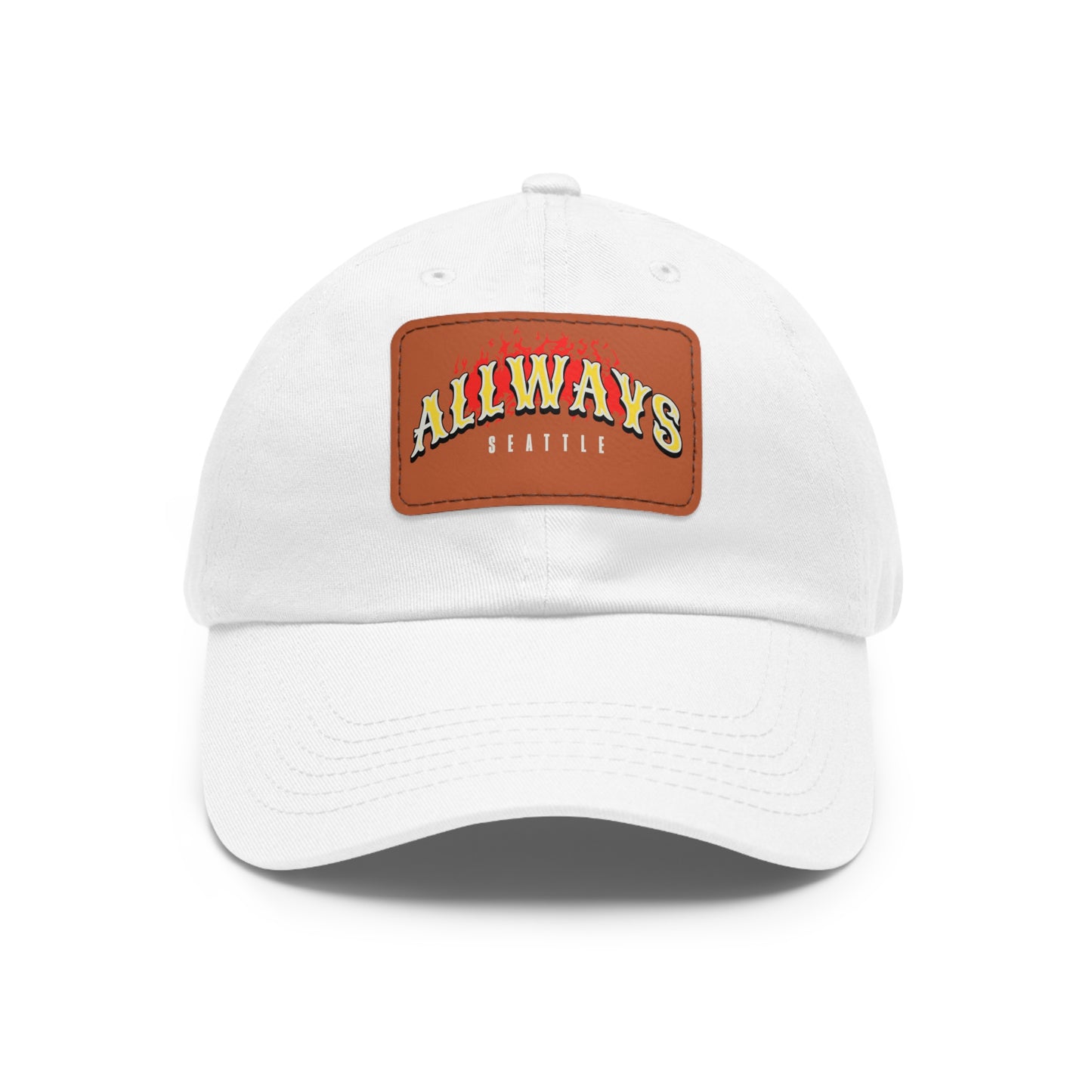 Flamin' Dad Hat with Leather Patch