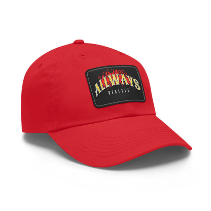 Flamin' Dad Hat with Leather Patch