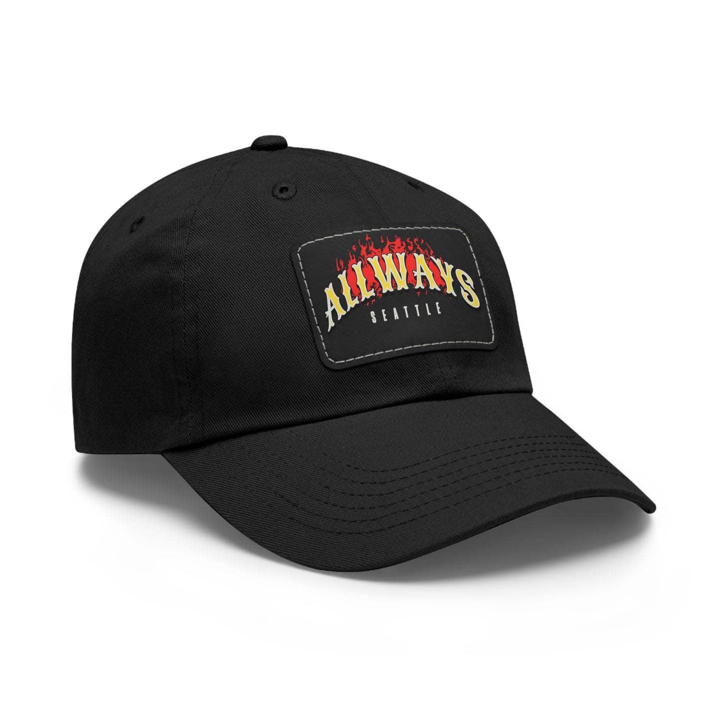 Flamin' Dad Hat with Leather Patch