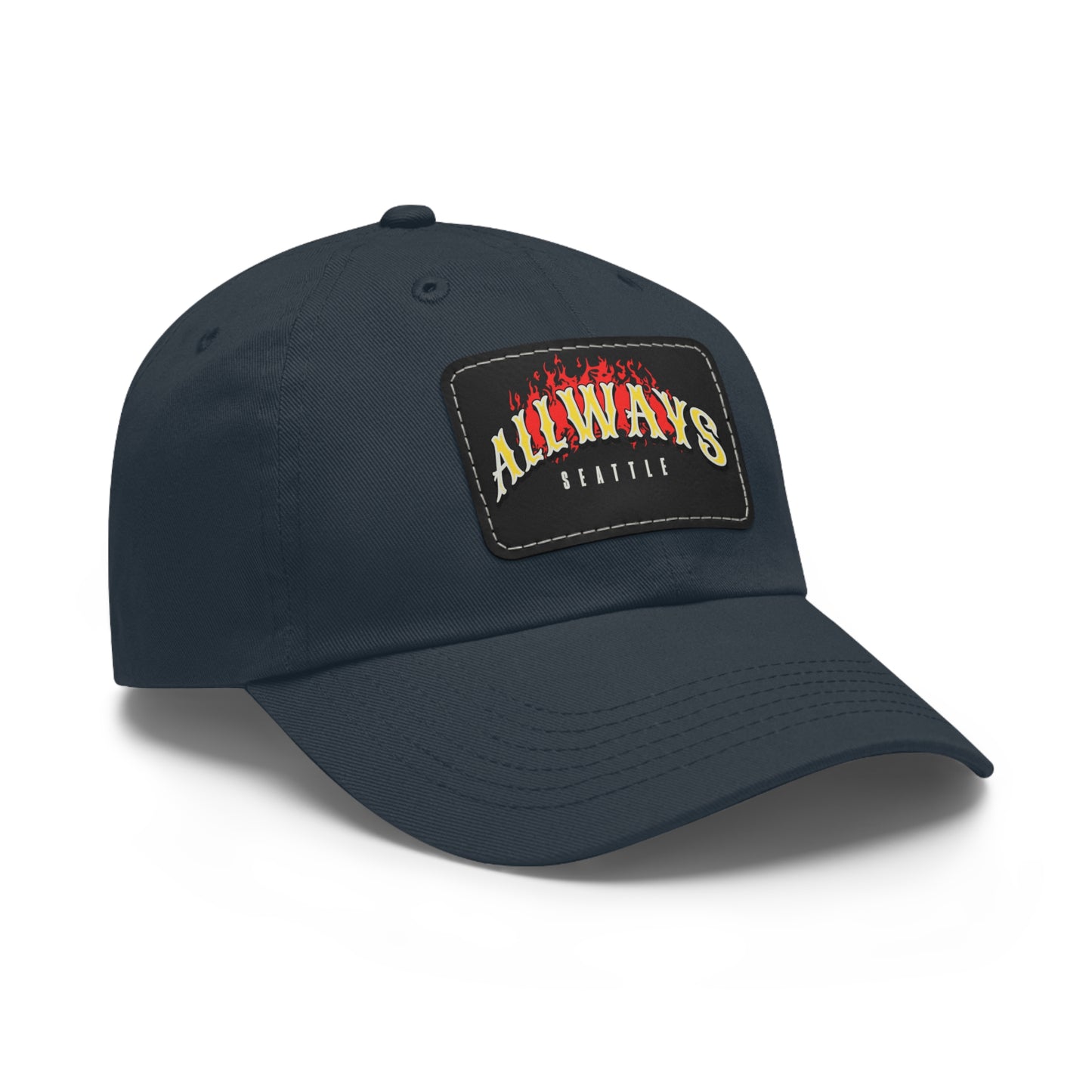 Flamin' Dad Hat with Leather Patch