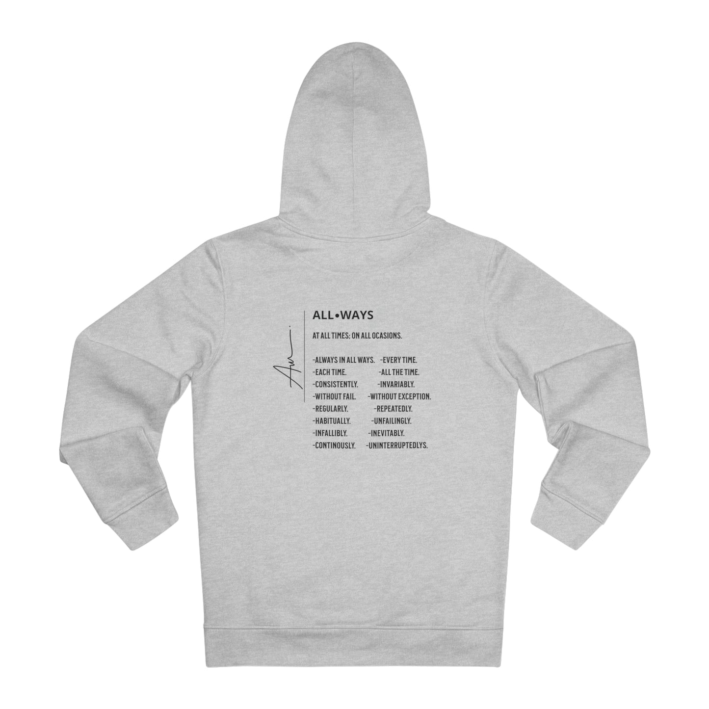 Organic ALLWAYS Unisex Hoodie