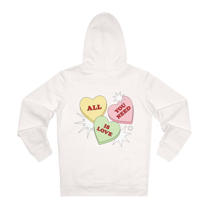 ALL YOU NEED IS LOVE. Organic Hoodie