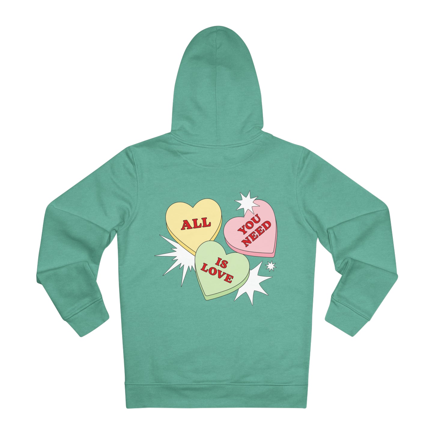 ALL YOU NEED IS LOVE. Organic Hoodie