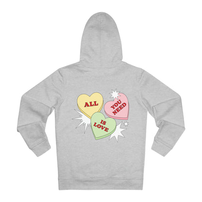 ALL YOU NEED IS LOVE. Organic Hoodie