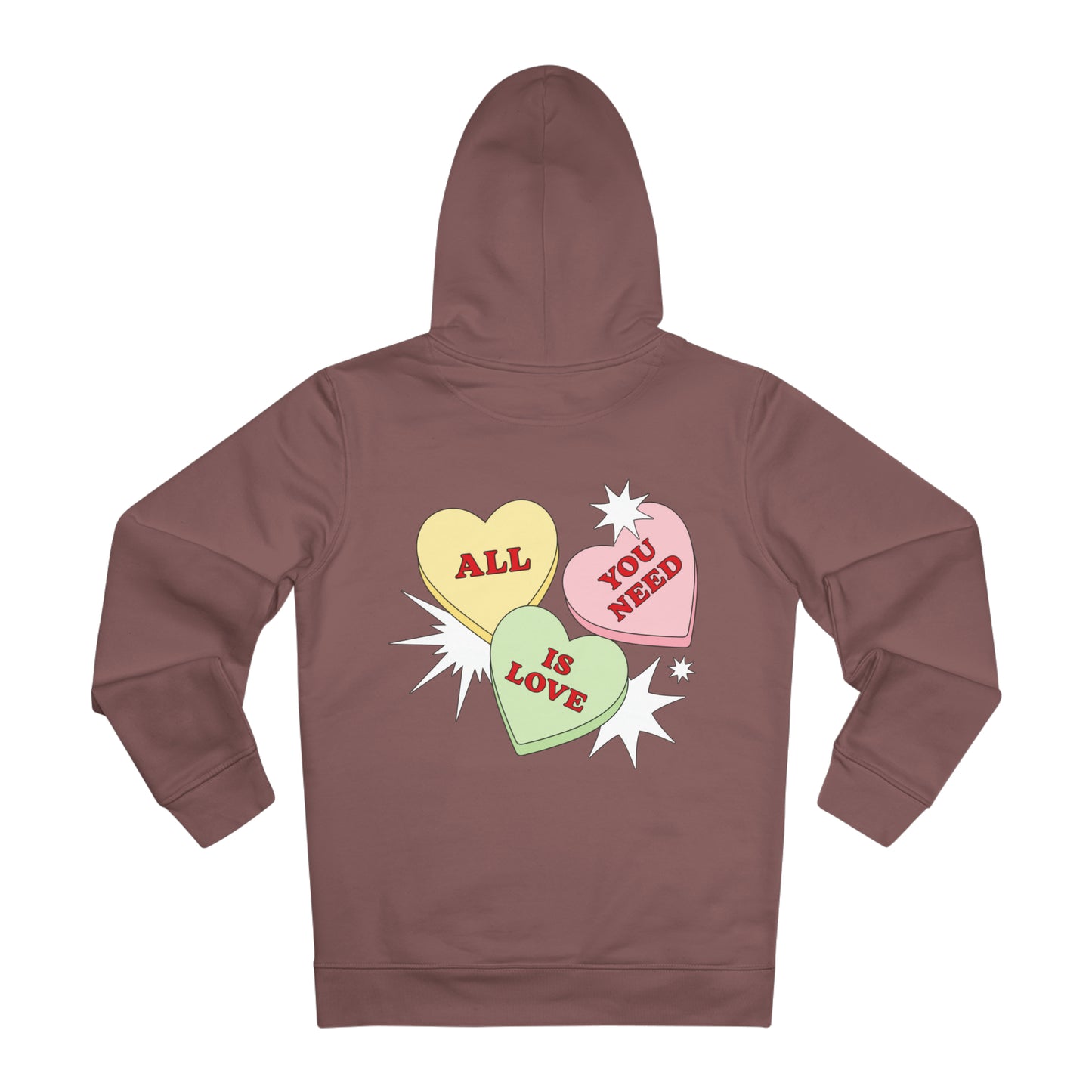 ALL YOU NEED IS LOVE. Organic Hoodie