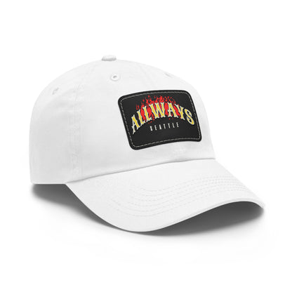 Flamin' Dad Hat with Leather Patch